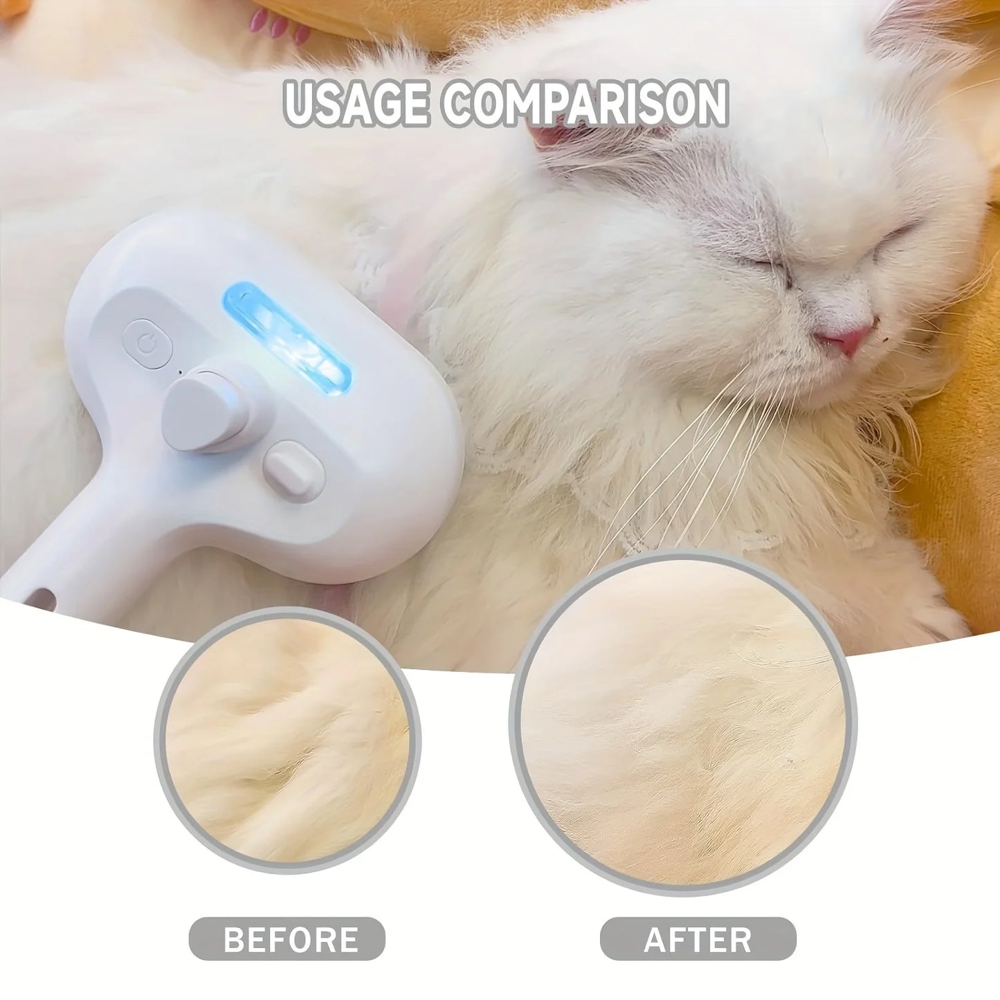 Electric Pet Spray Hair Comb