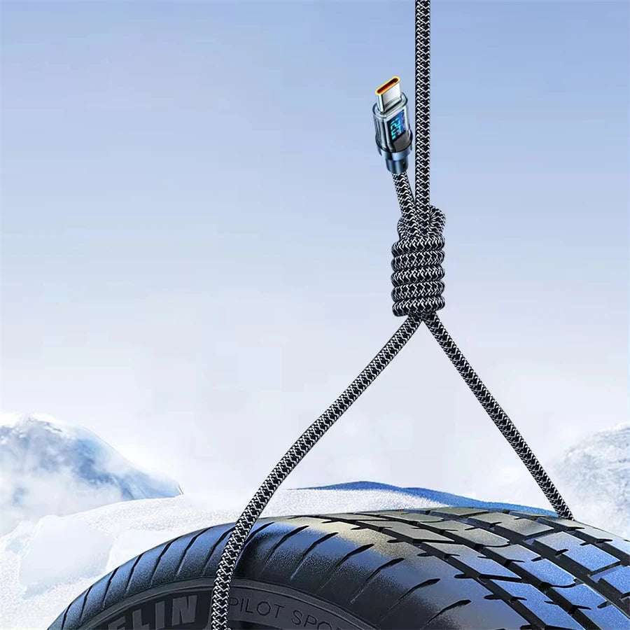 Fast Charging Cable With LED Display