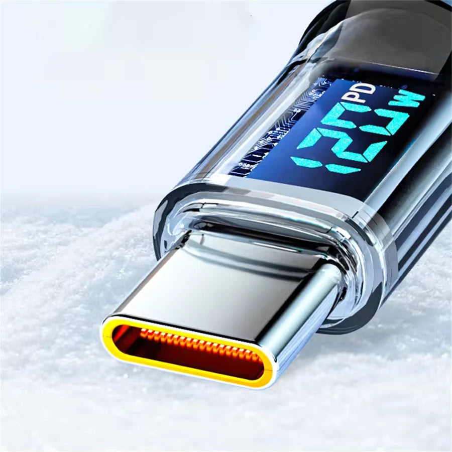 Fast Charging Cable With LED Display