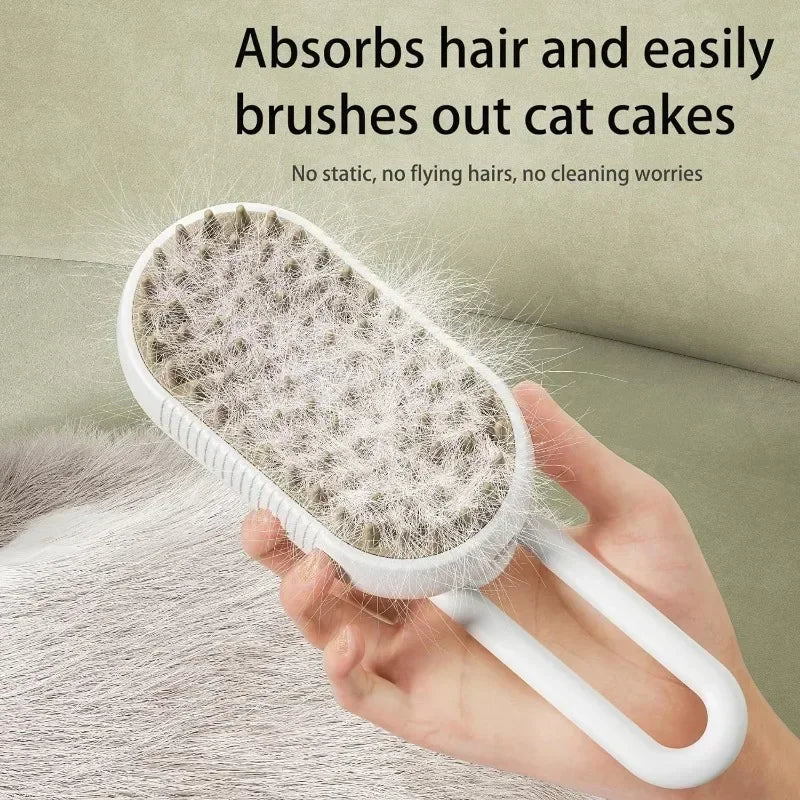 Electric Steamy Pet Hair Brush