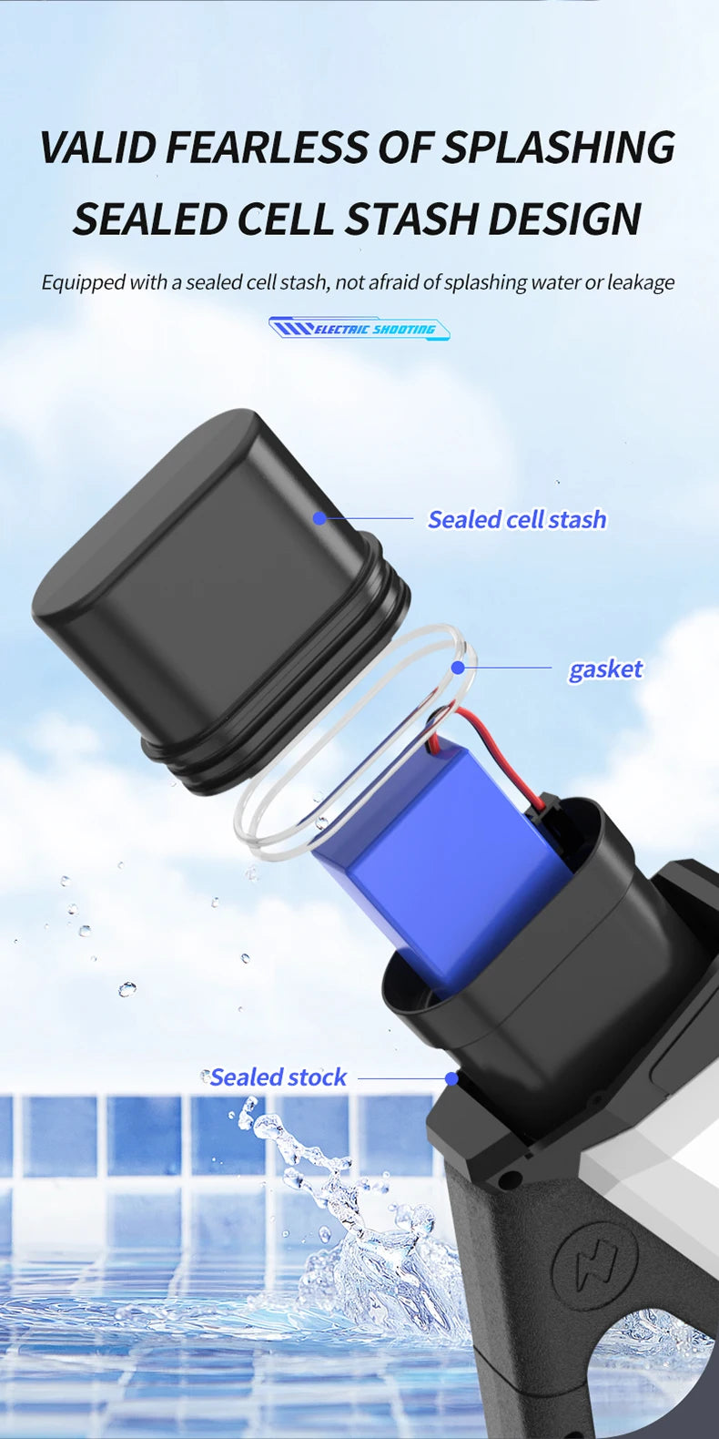 High Pressure Electric Water Gun