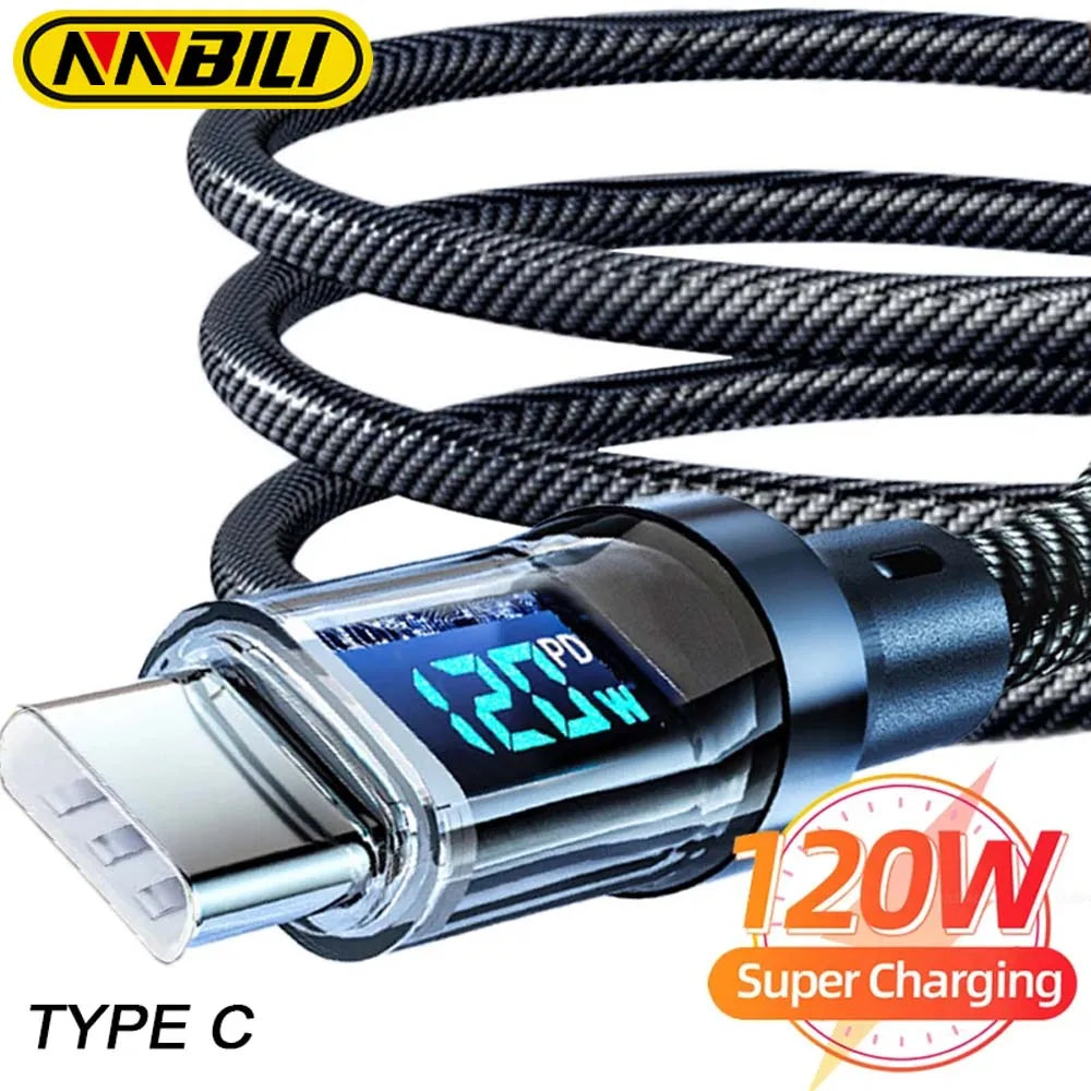 Fast Charging Cable With LED Display
