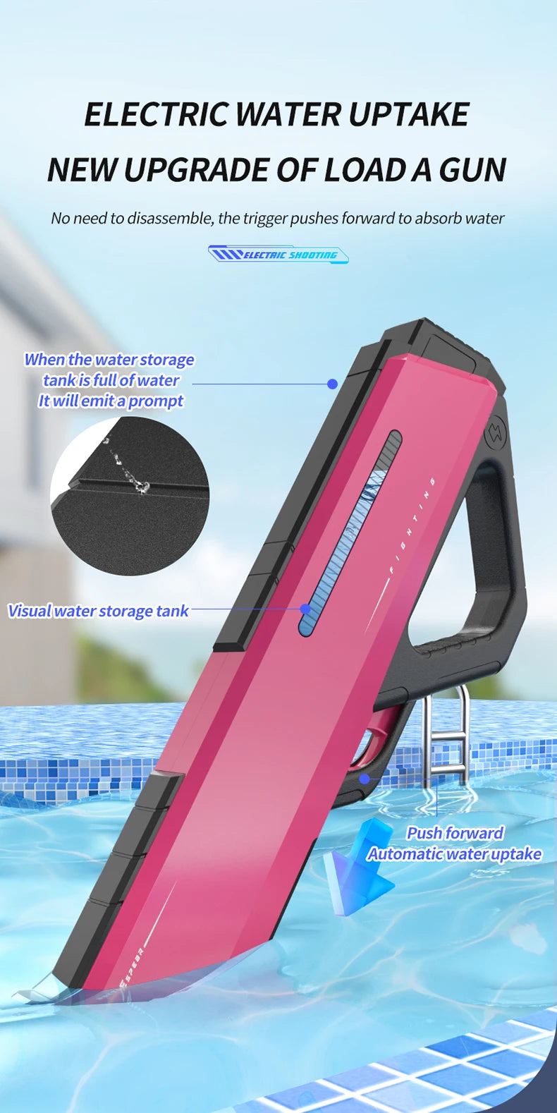 High Pressure Electric Water Gun