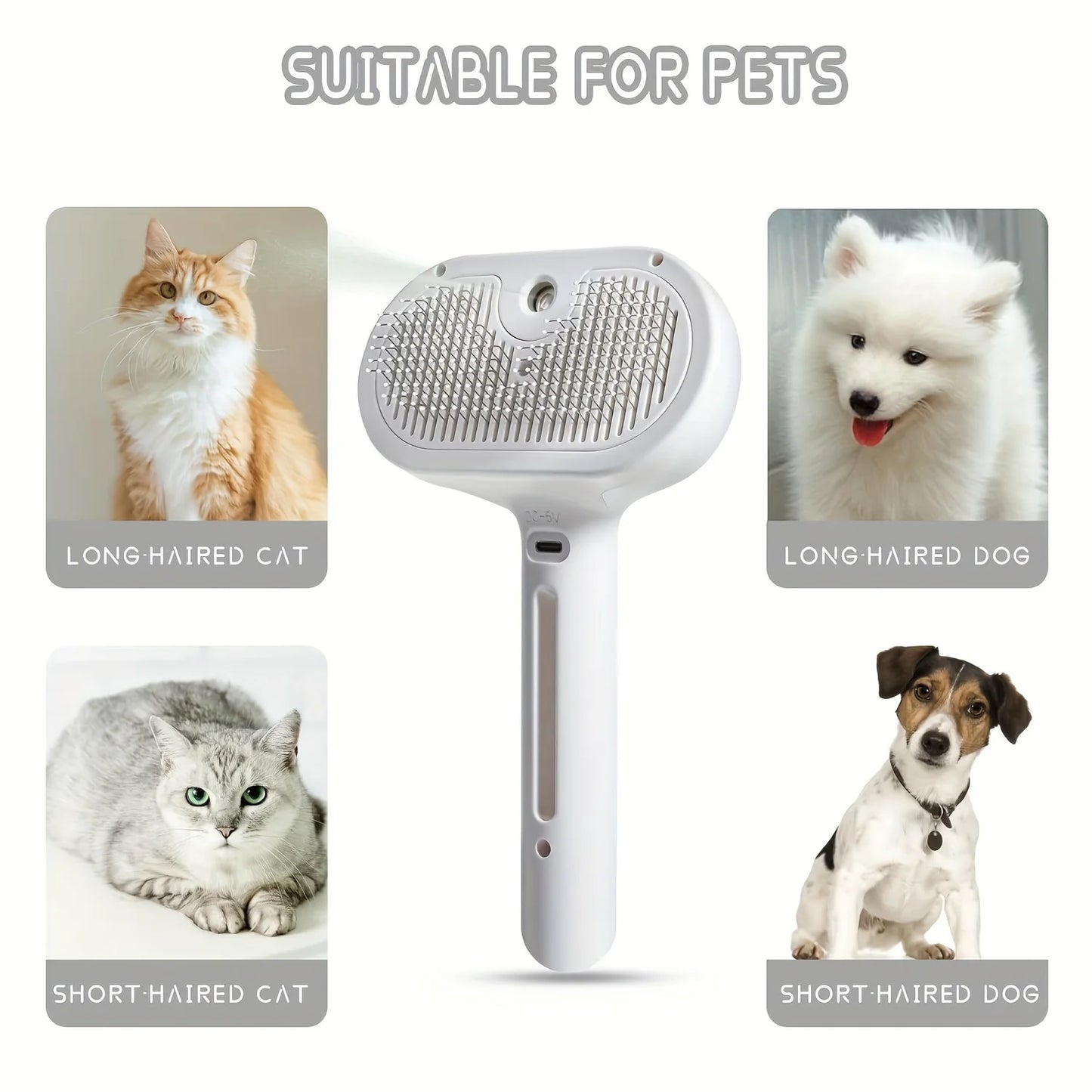 Electric Pet Spray Hair Comb