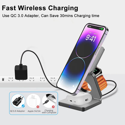3 in 1 Foldable Wireless Charger