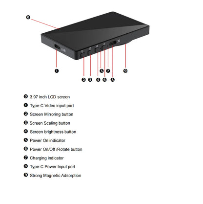 Magnetic Selfie Monitor