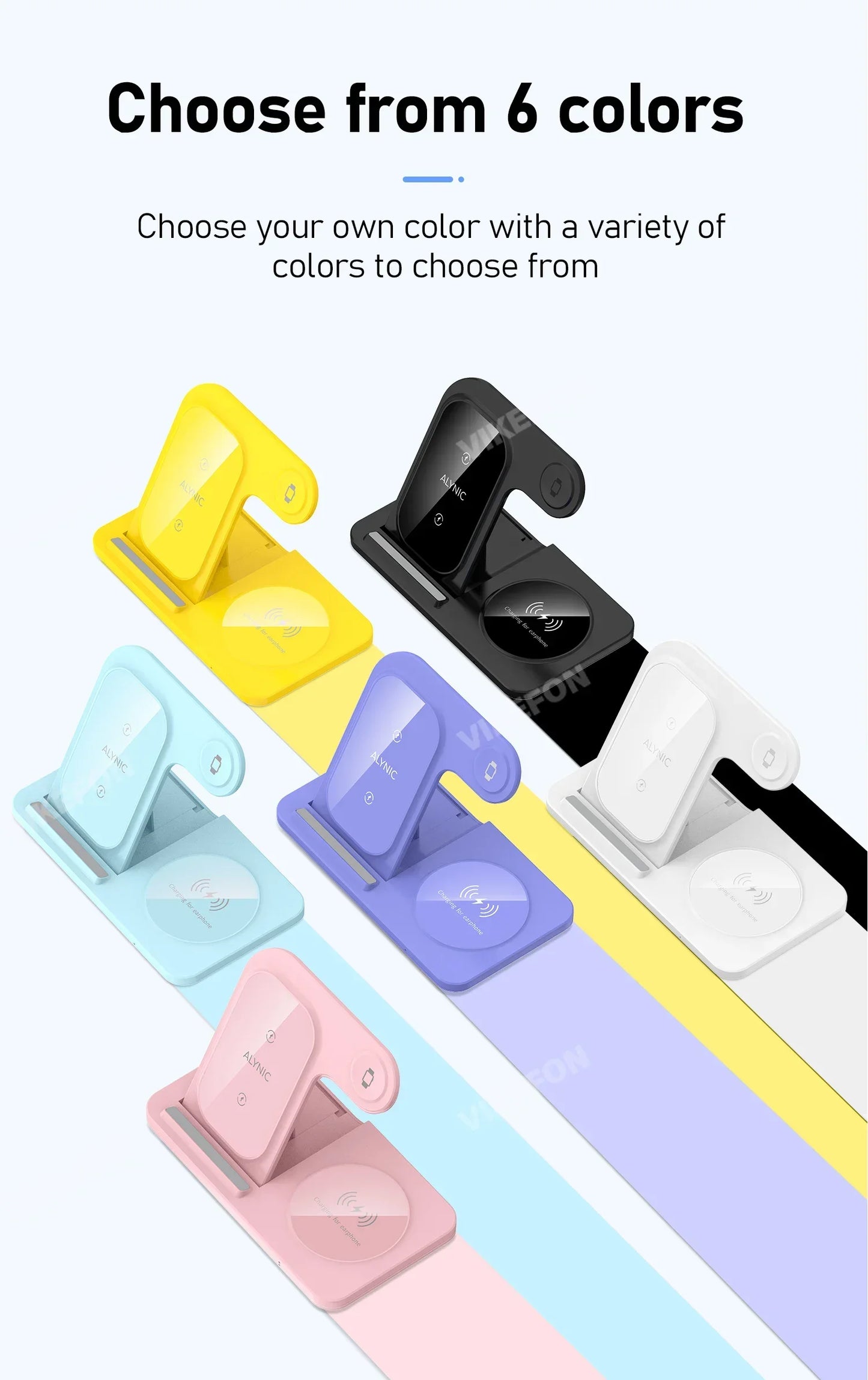 3 in 1 LED Wireless Charger