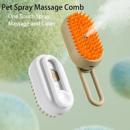 Electric Steamy Pet Hair Brush