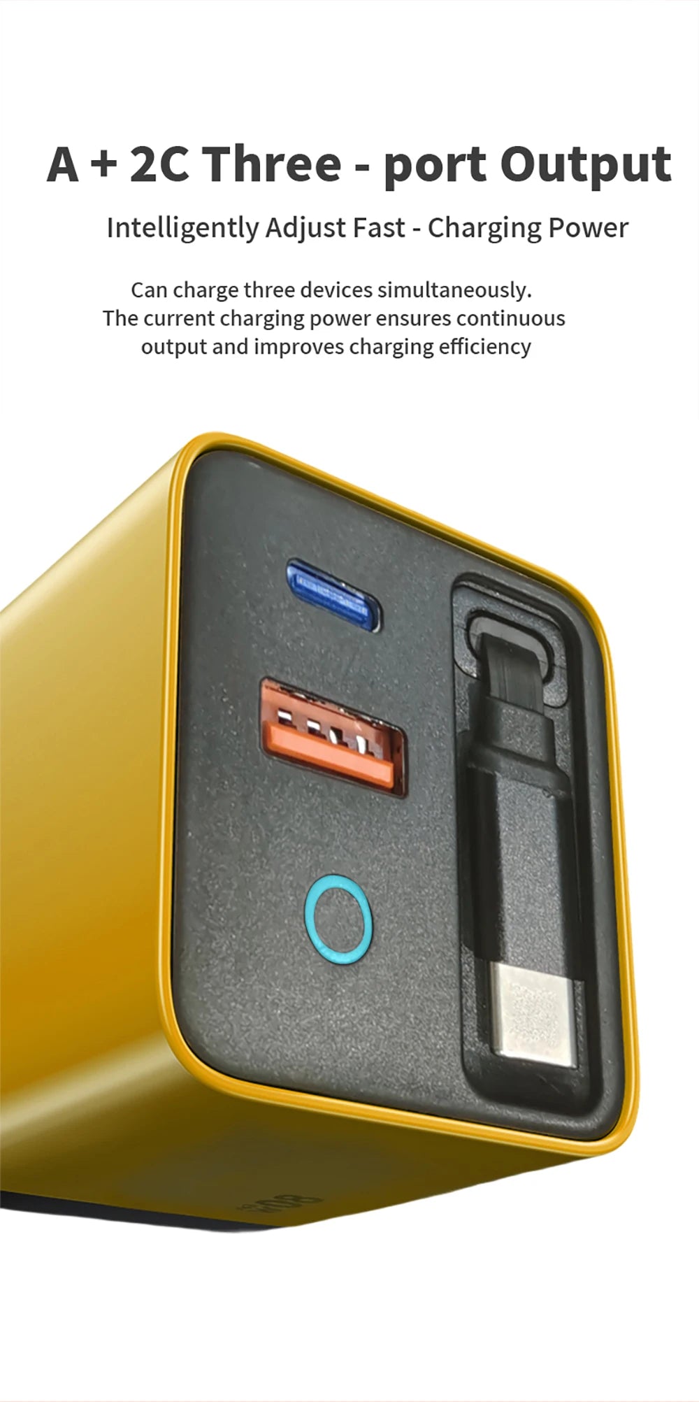 Retractable Fast Charger