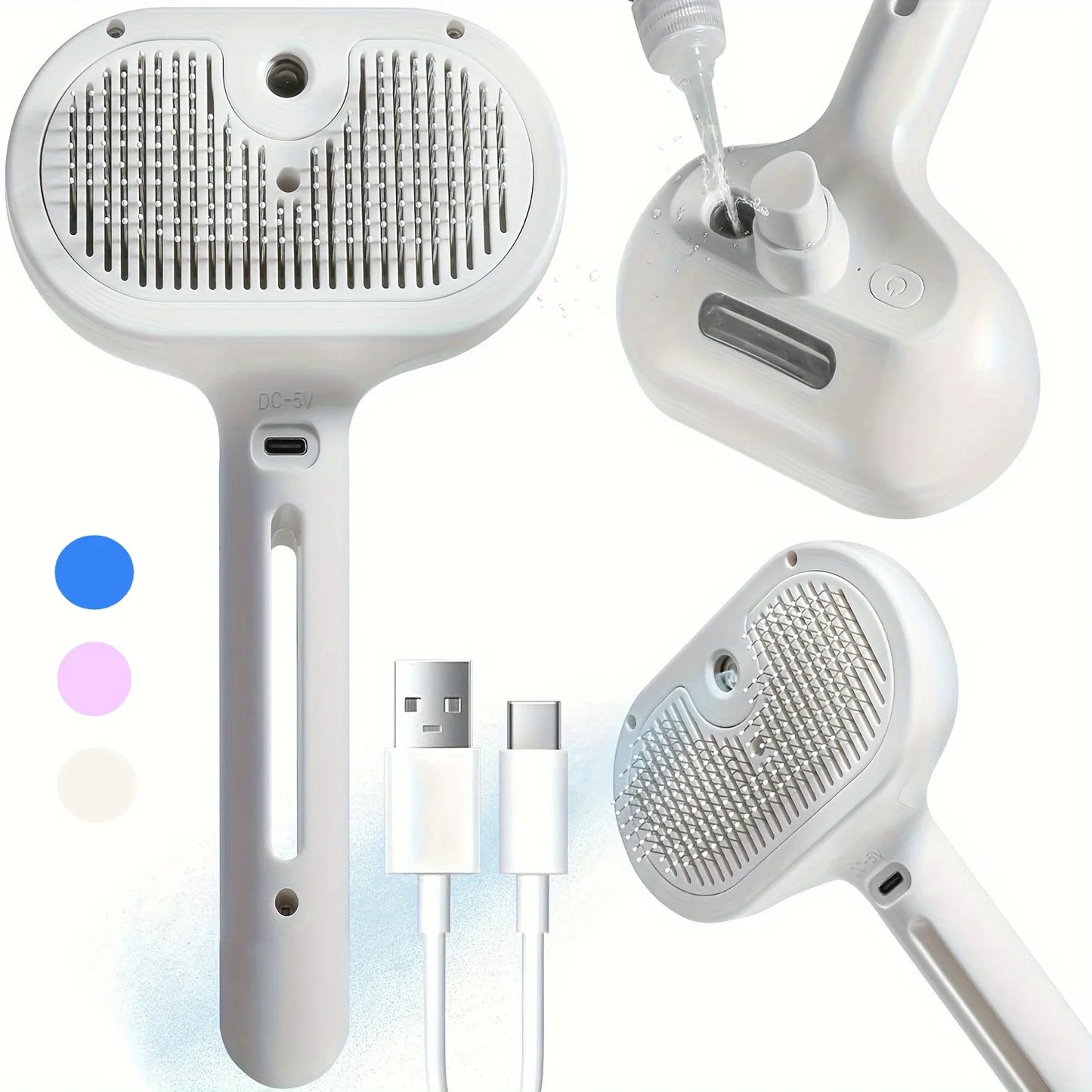 Electric Pet Spray Hair Comb