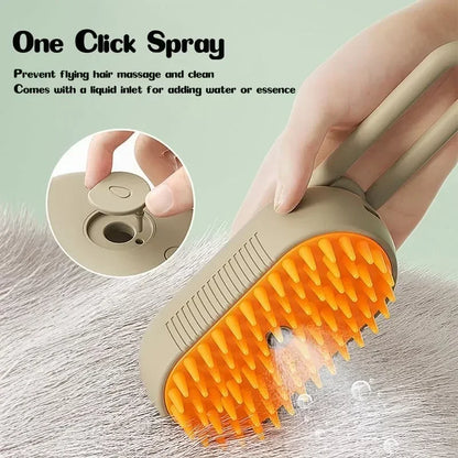 Electric Steamy Pet Hair Brush
