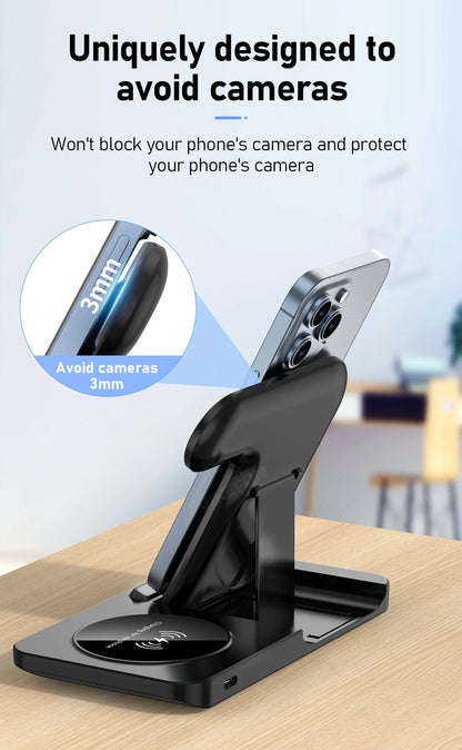 3 in 1 LED Wireless Charger