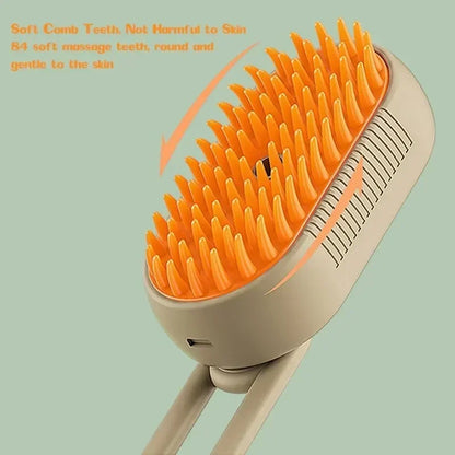Electric Steamy Pet Hair Brush