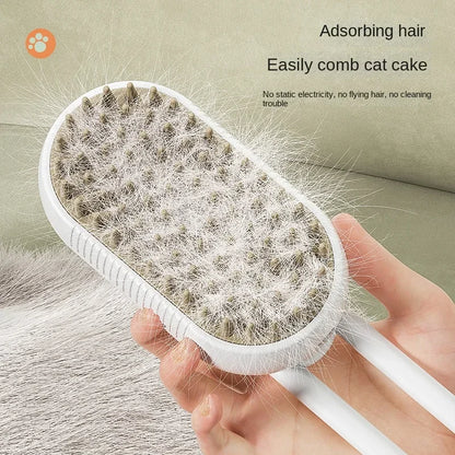 Electric Steamy Pet Hair Brush