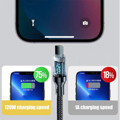 Fast Charging Cable With LED Display