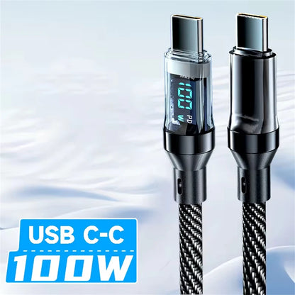 Fast Charging Cable With LED Display