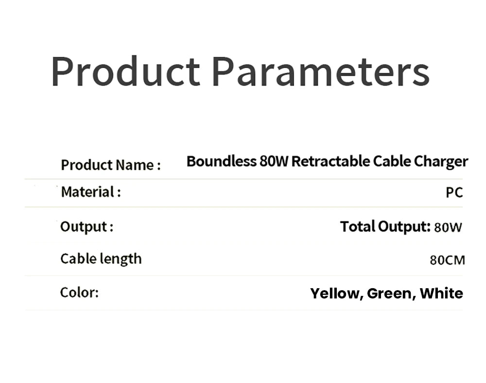 Retractable Fast Charger