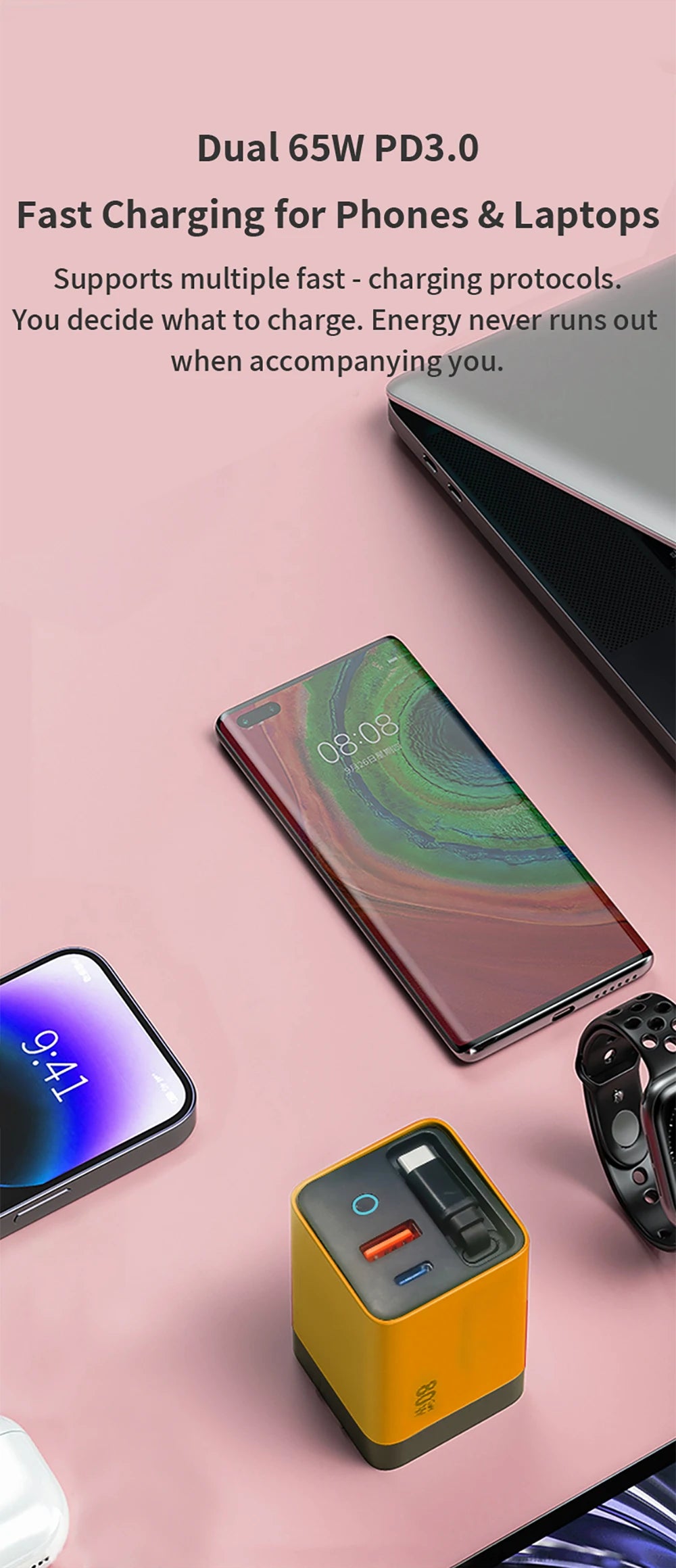 Retractable Fast Charger