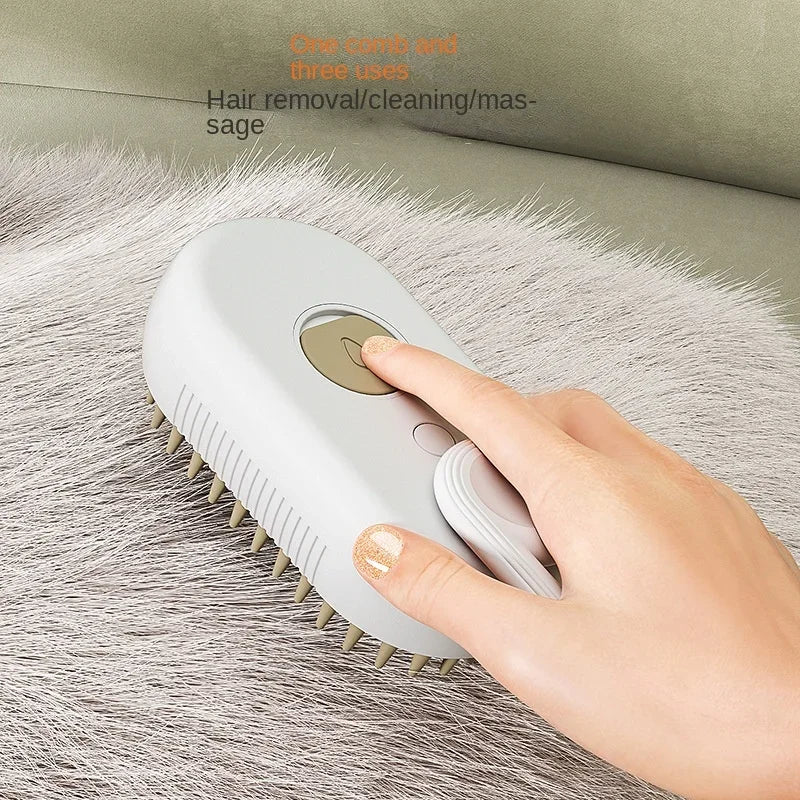 Electric Steamy Pet Hair Brush
